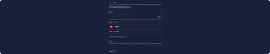 Ramenbet Telefon ve E-posta İle Kayıt